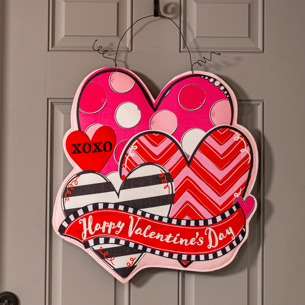 Happy Valentine's Day Sweethearts/ Happy Easter Bunny Double Sided Est