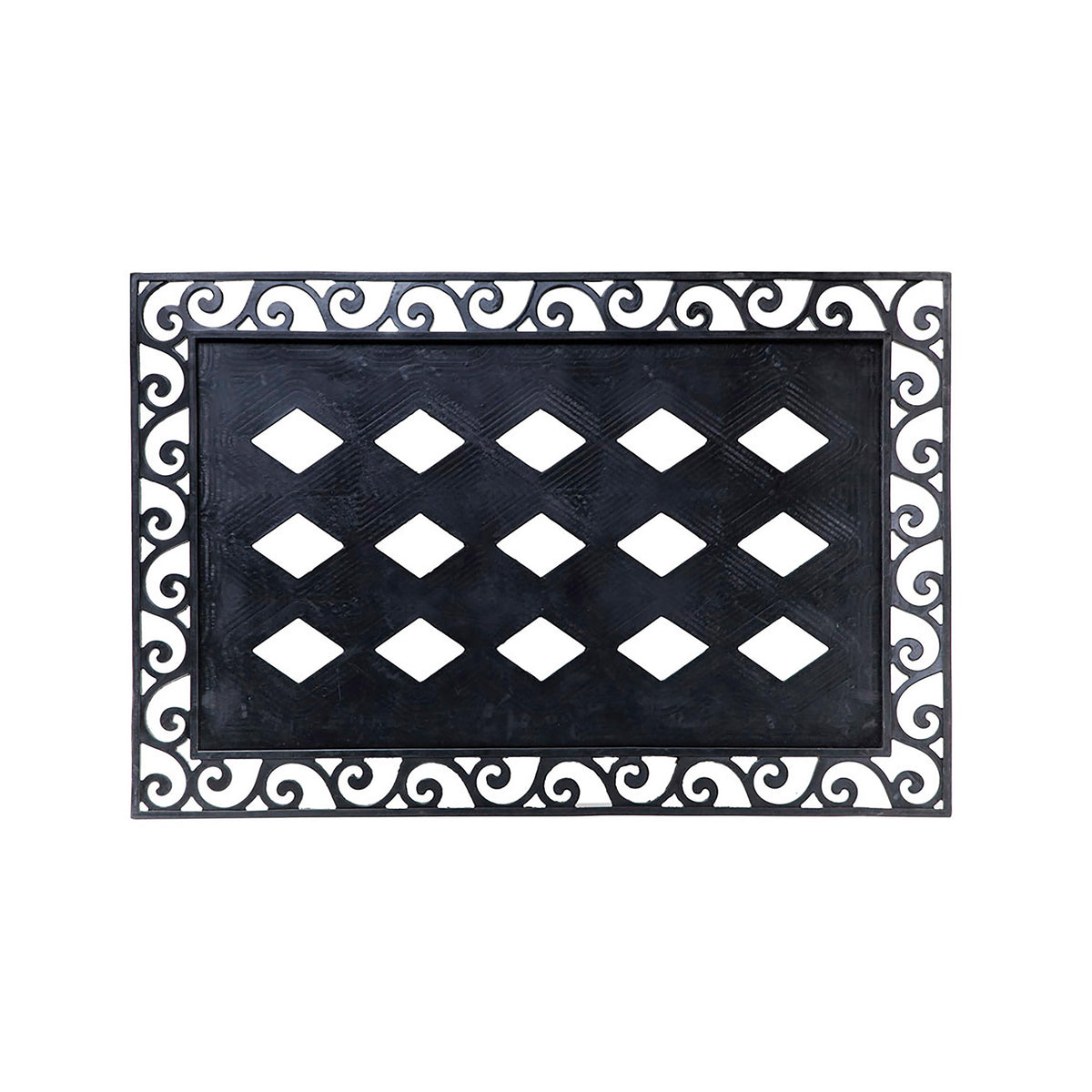 Plateau de sol Evergreen Cutout Scroll Embossed, 36" x 24" 2