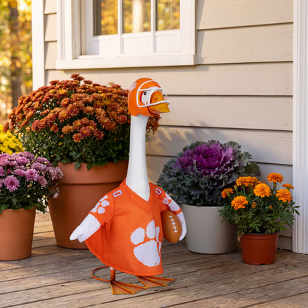 Clemson University Sports Porch Goose Uniform
