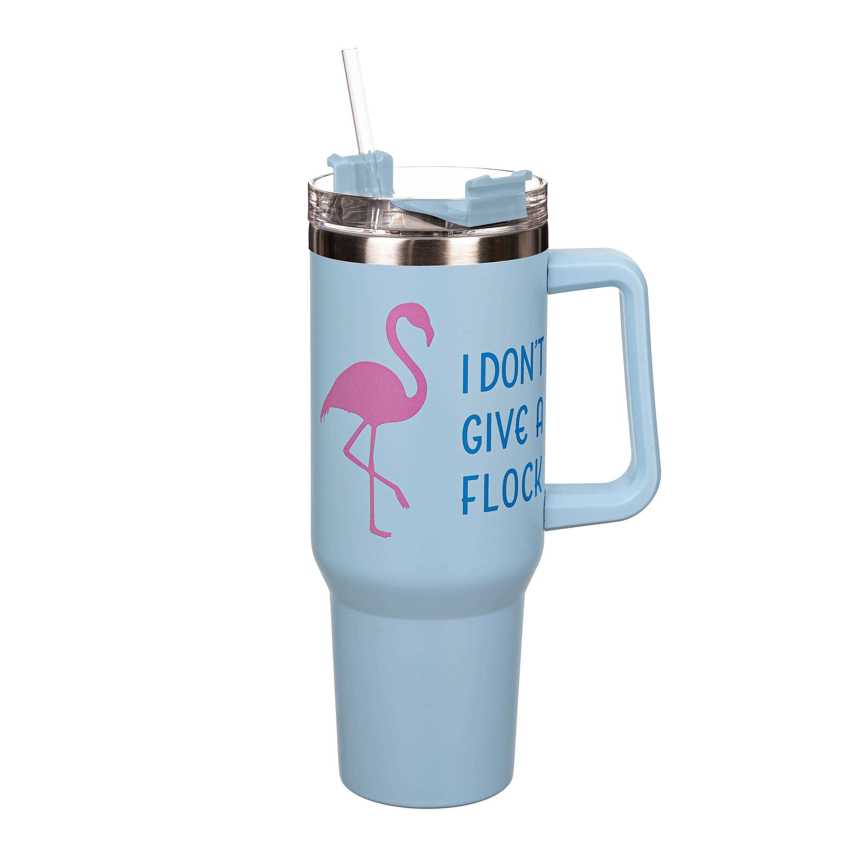 I Don't Give A Flock Flamingo Canyon Cup, Double Wall Stainless