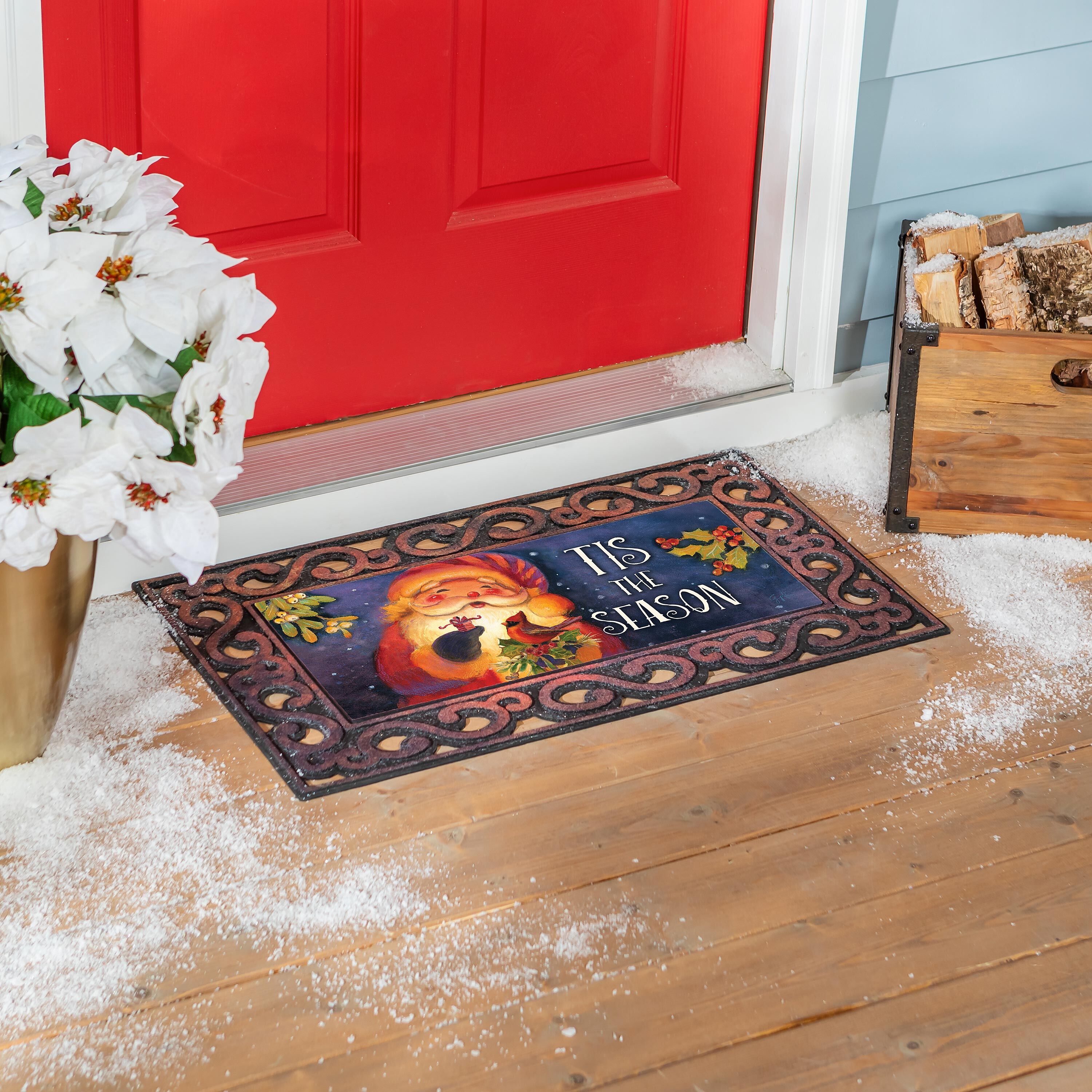 Cheerful Santa Sassafras Switch Mat – Evergreen