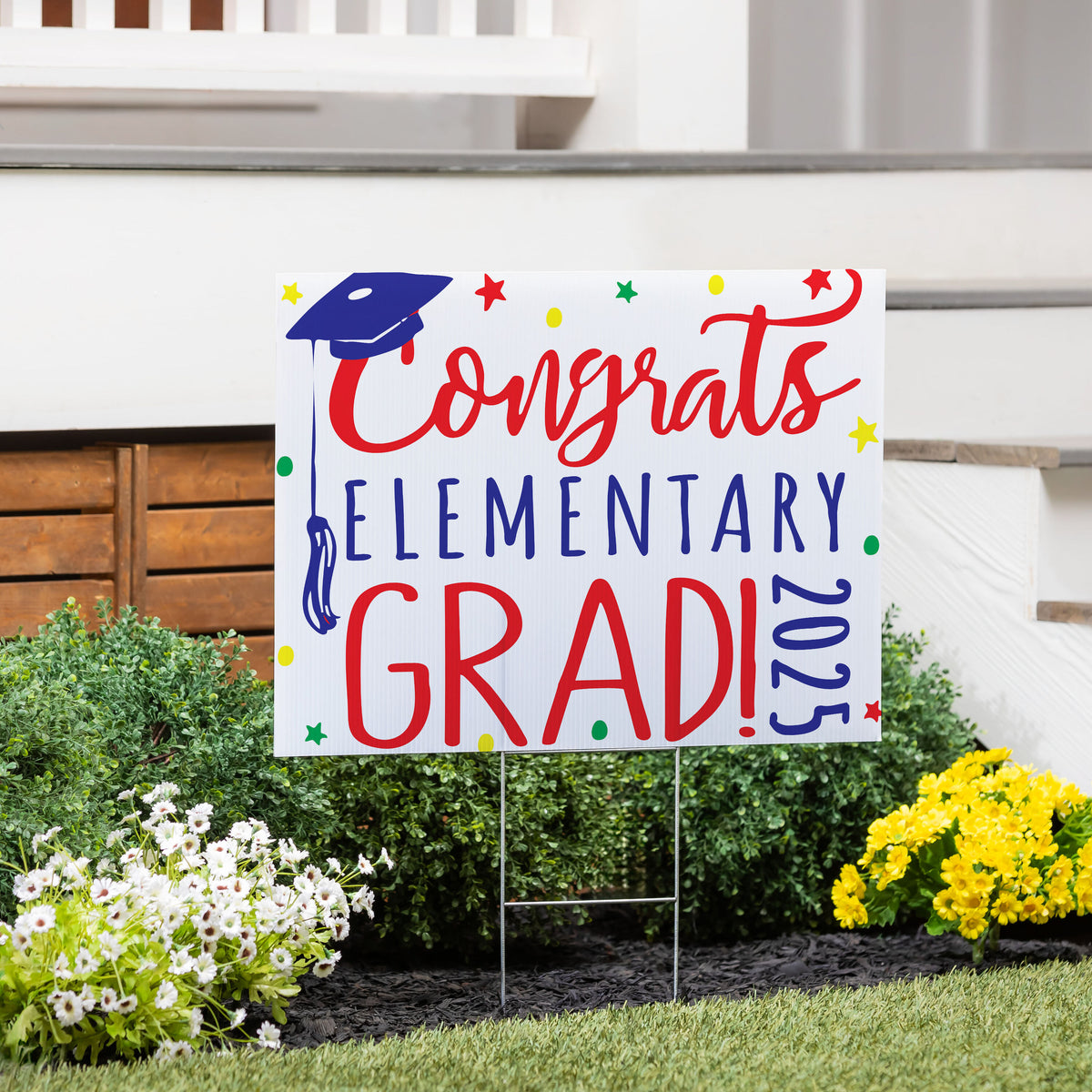 Evergreen Elementary Graduation Yard Sign 2