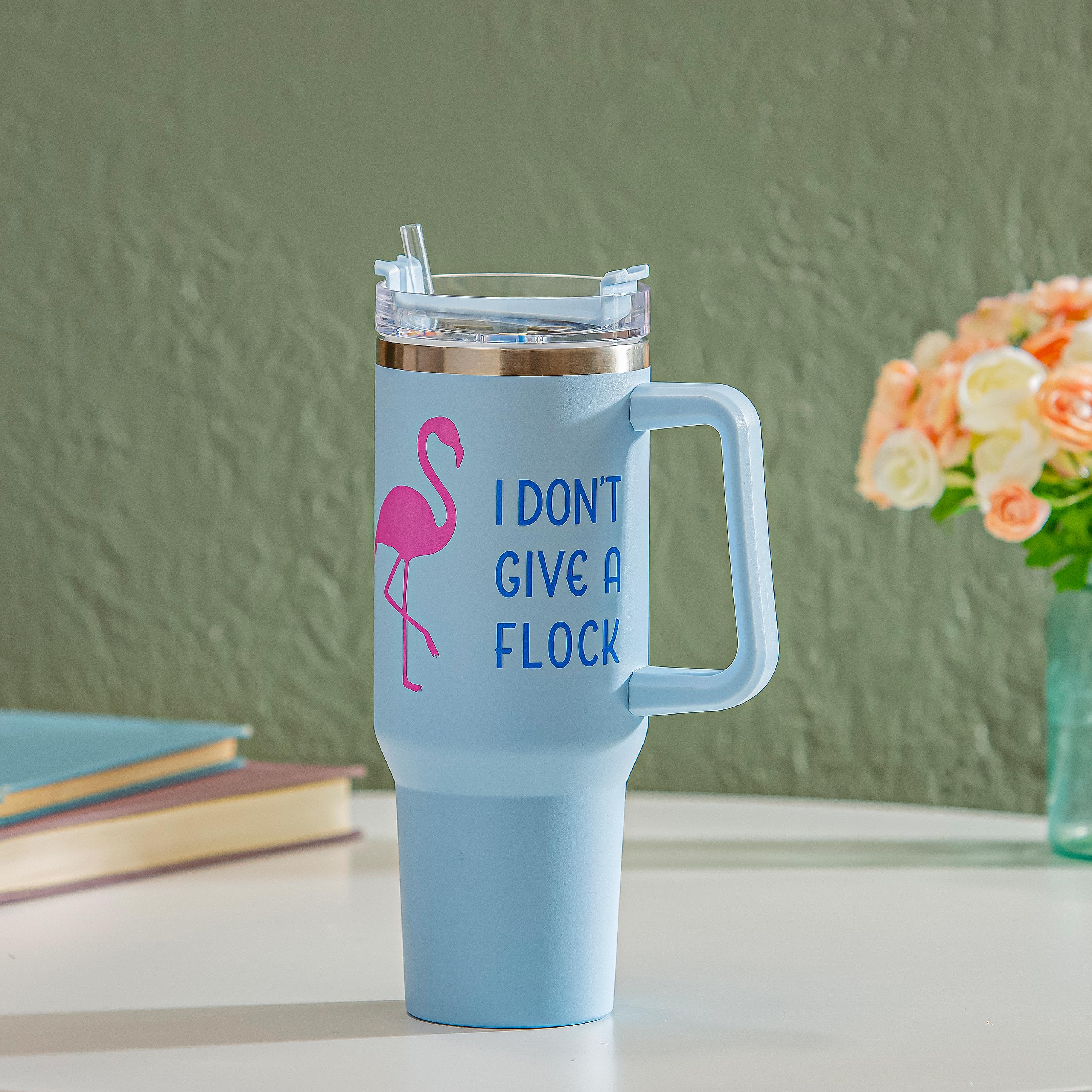 I Don't Give A Flock Flamingo Canyon Cup, Double Wall Stainless