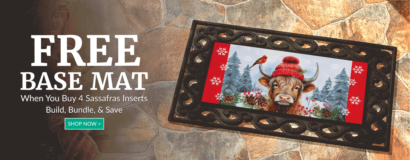 Free Base Mat When You Buy 4 Sassafras Inserts Build, Bundle, & Save Shop Now >