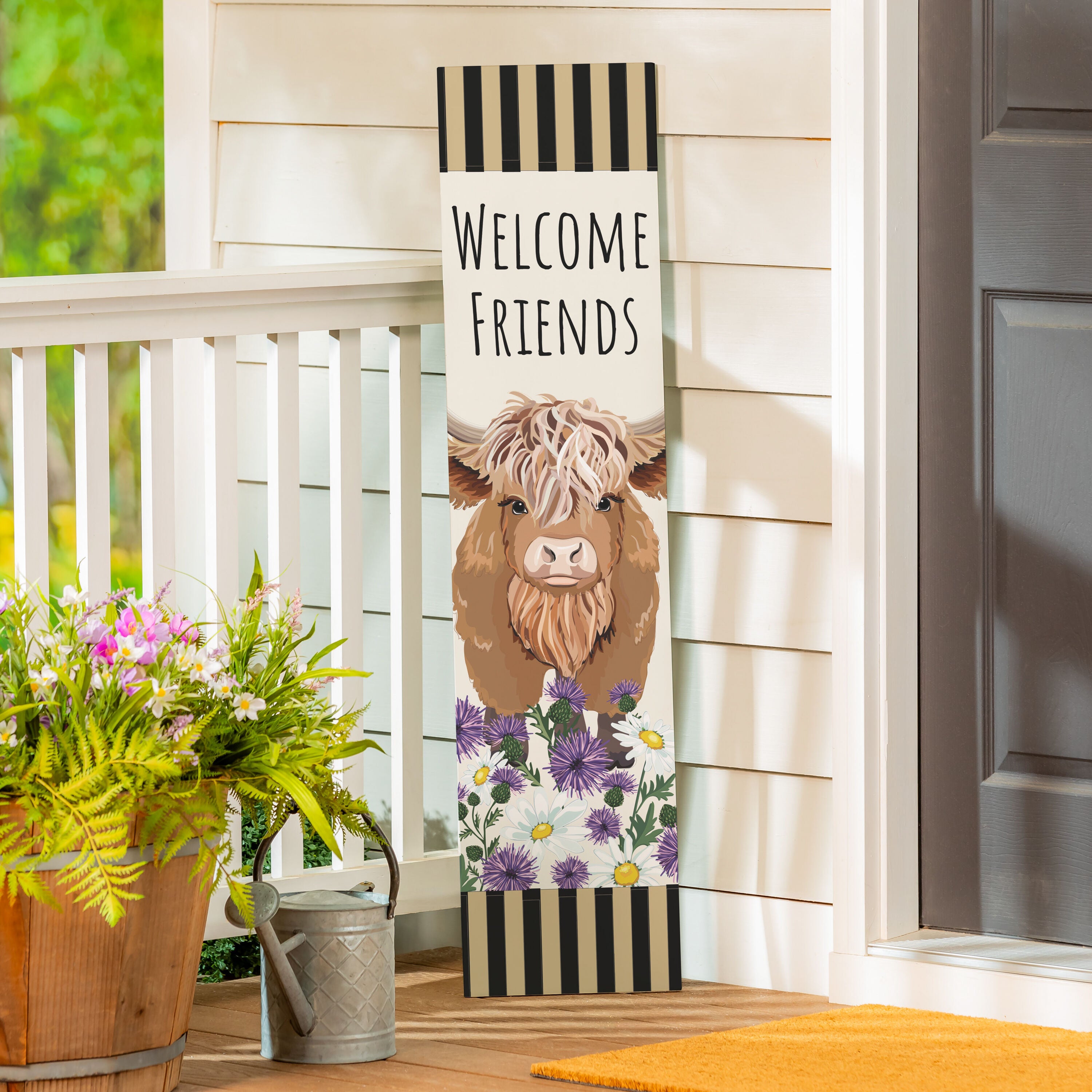 Highland Cow Porch Leaner - Thumbnail 2
