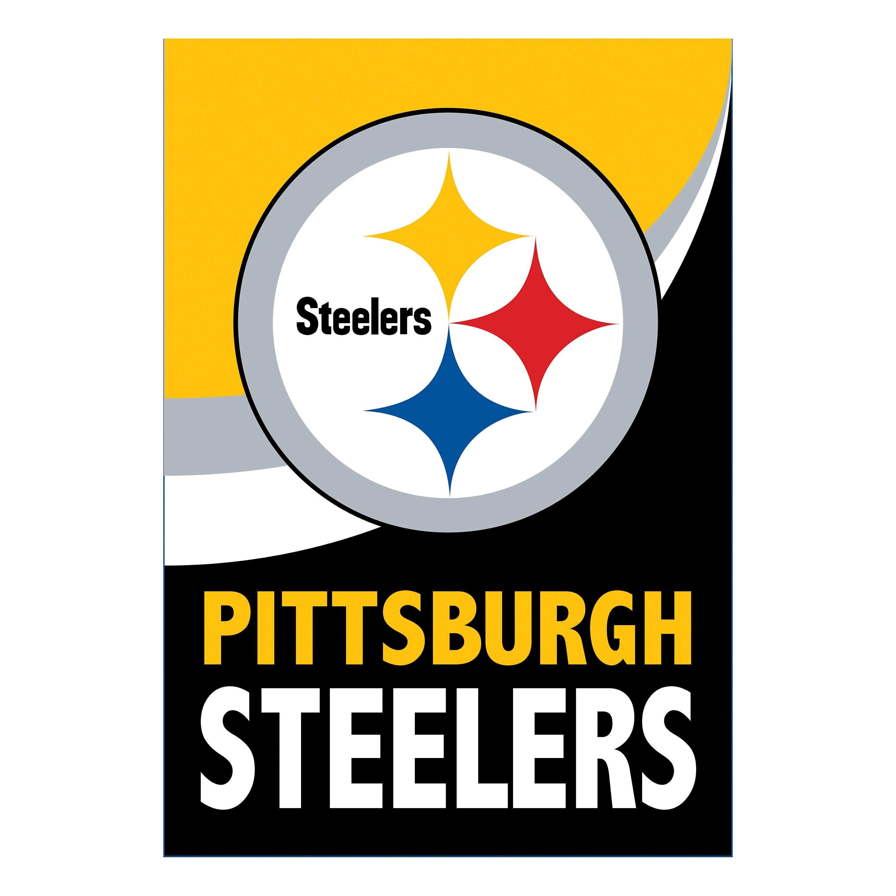 Team Sports America Pittsburgh Steelers Flag