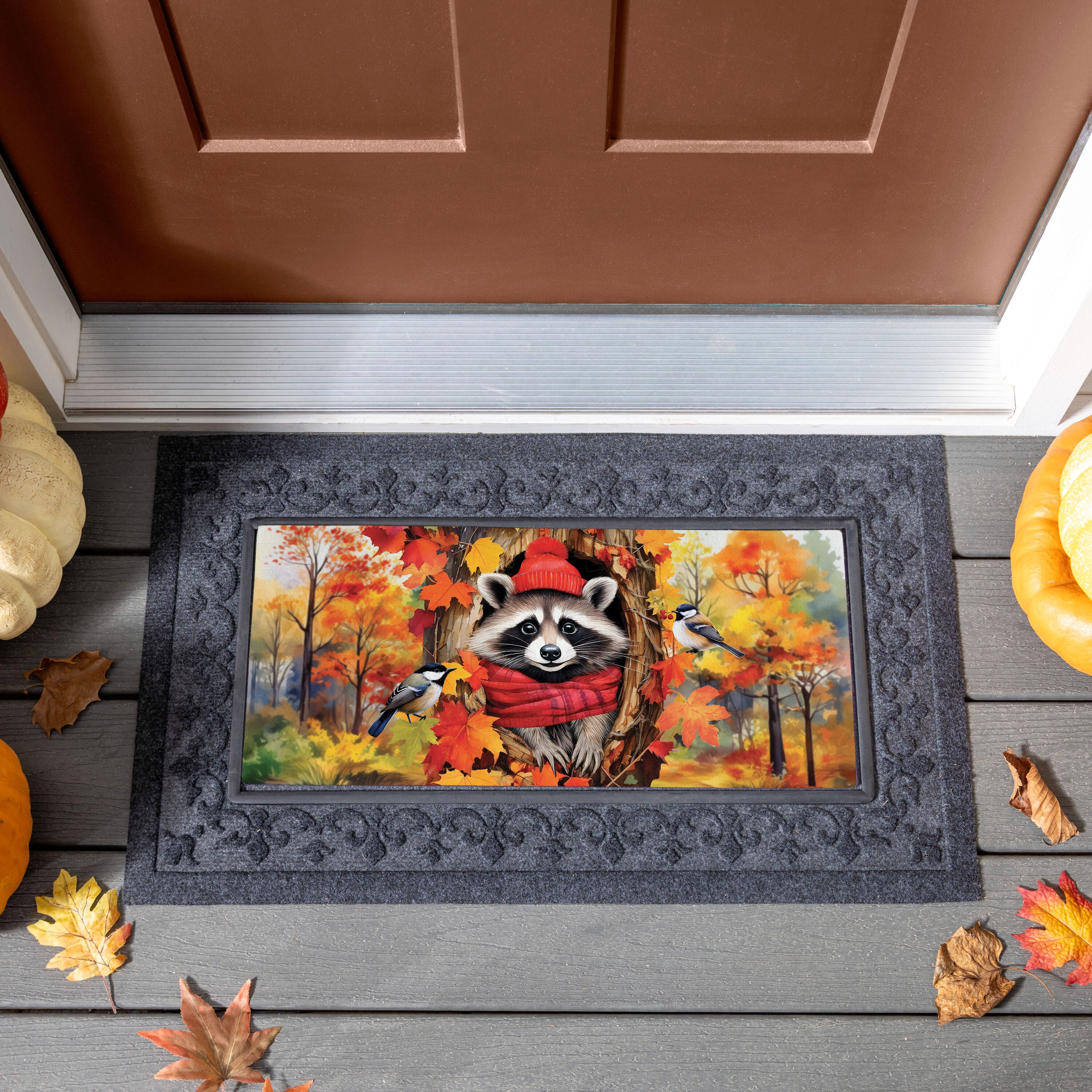 Cozy Raccoon Sassafras Switch Mat – Evergreen