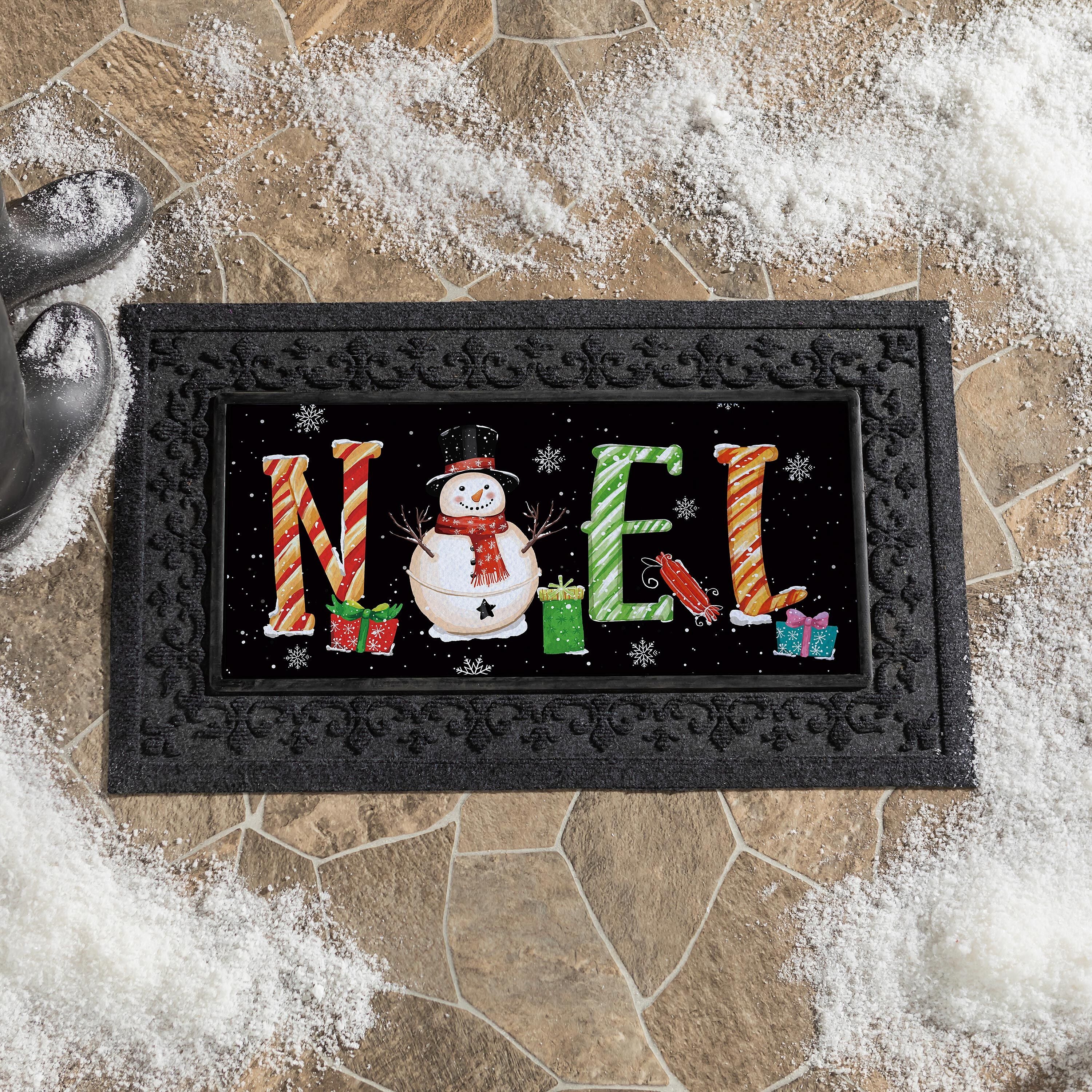 Noel Snowman Sassafras Switch Mat – Evergreen