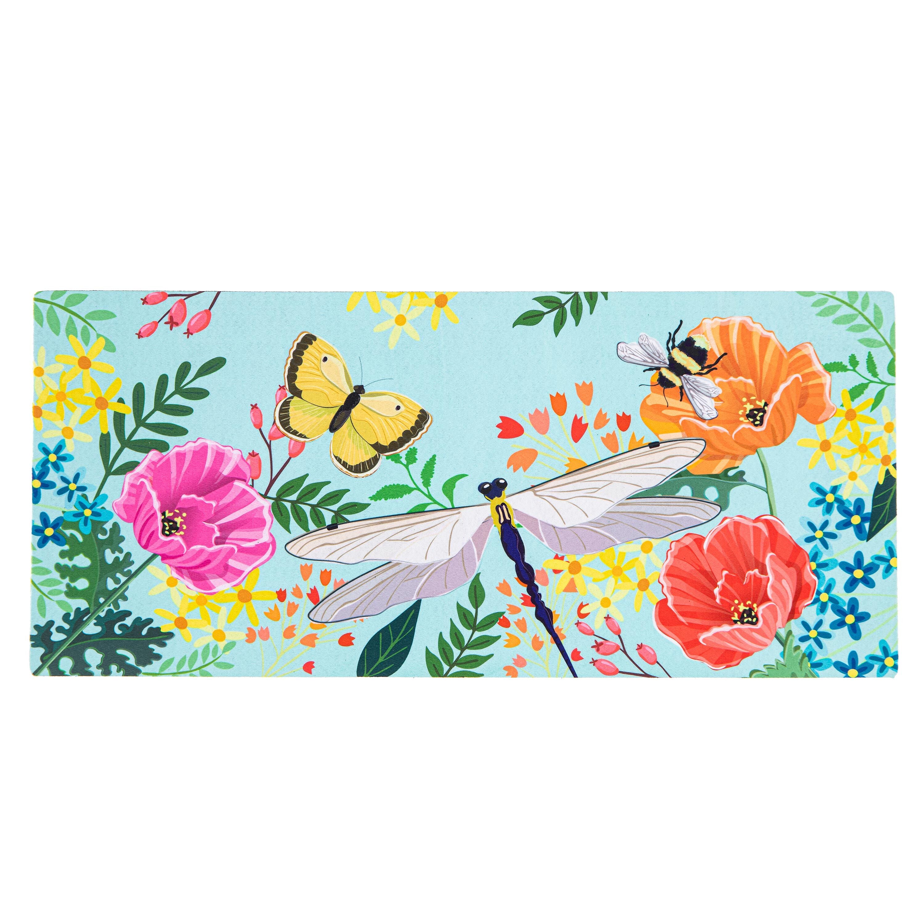Greenhouse Garden Welcome Friends Sassafras Switch Mat – Evergreen