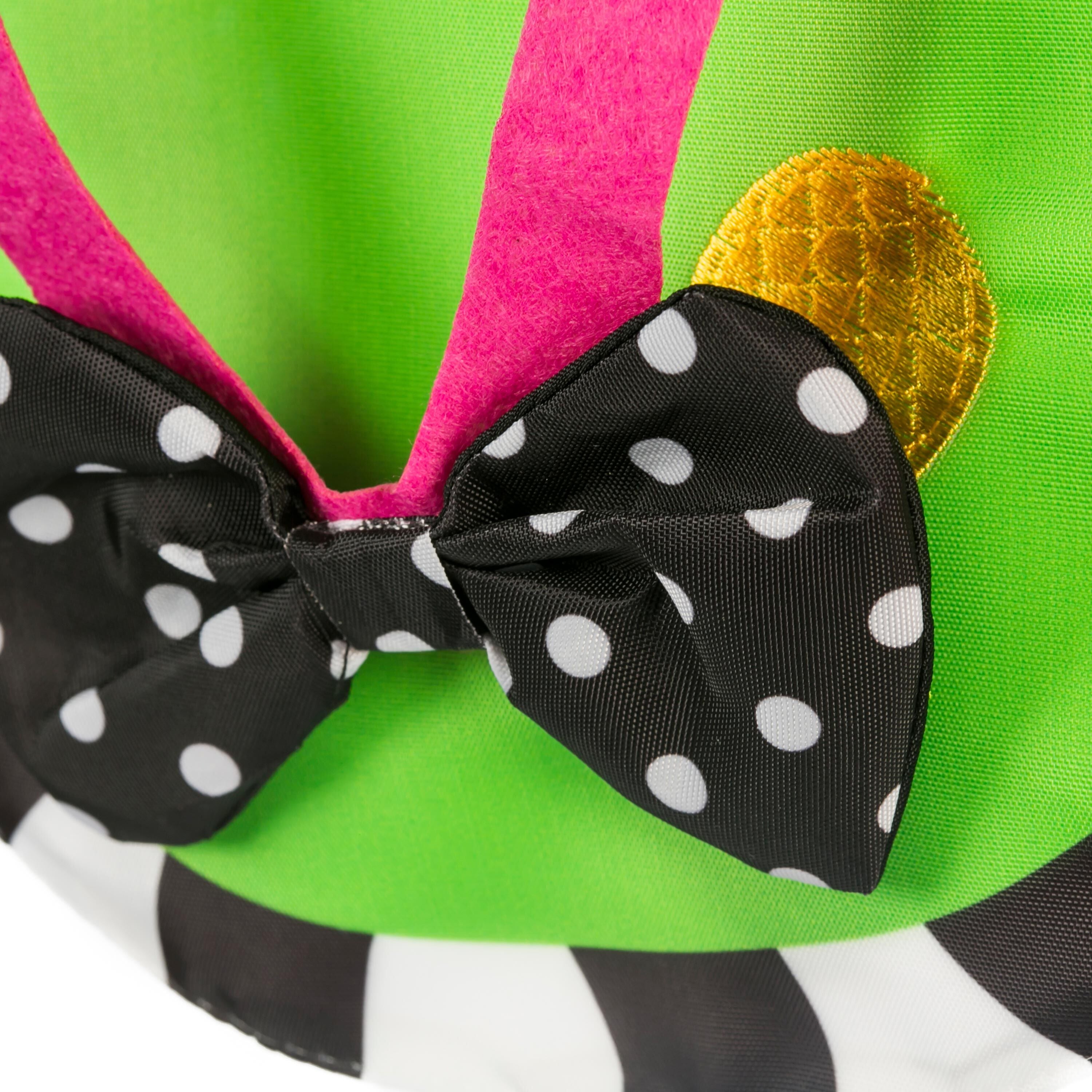 Evergreen Pineapple Flip Flops Garden Flag - Thumbnail 3