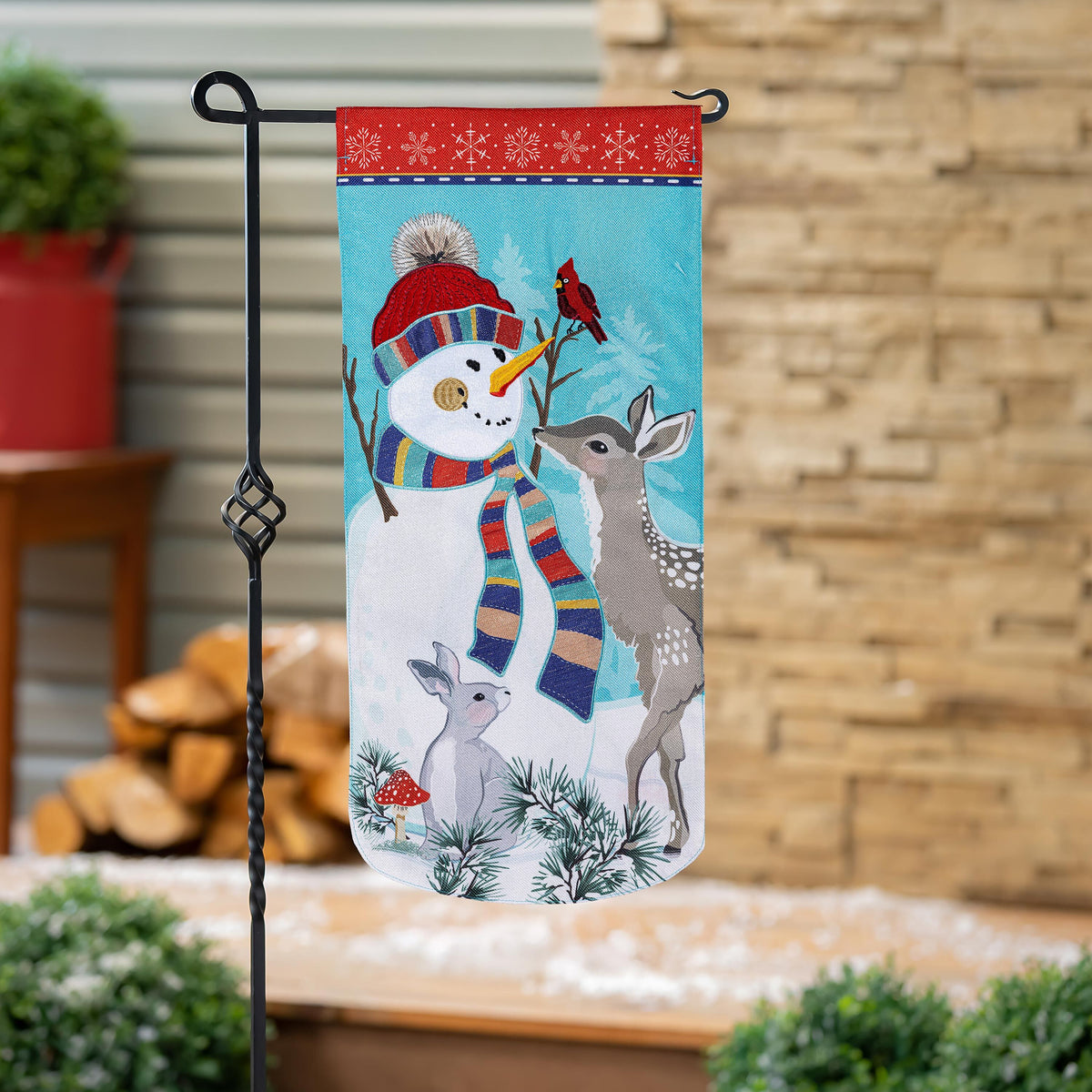 Woodland Snowman Everlasting Impressions – Evergreen
