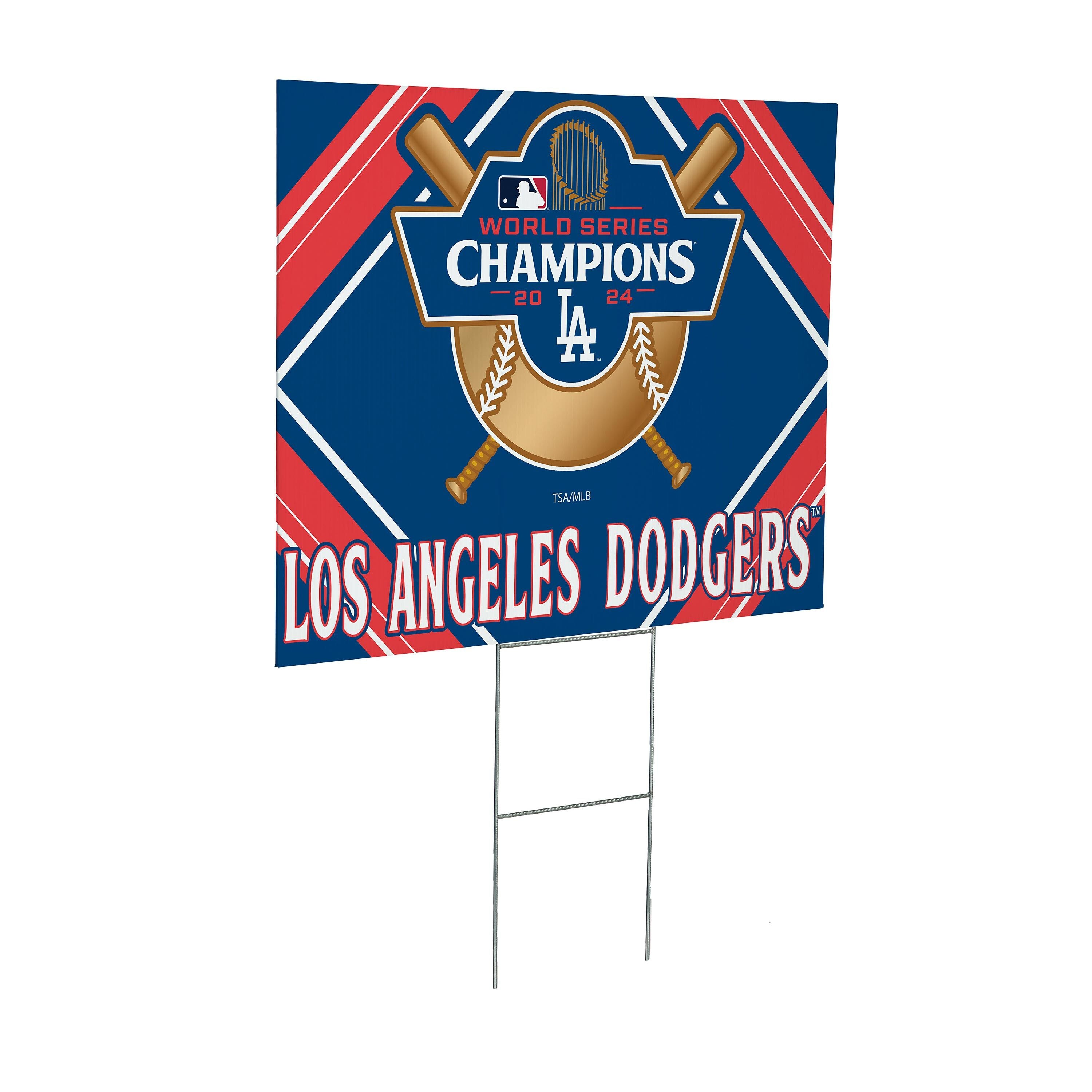 Los Angeles Dodgers World Series Champions 2024 Yard Sign – Evergreen