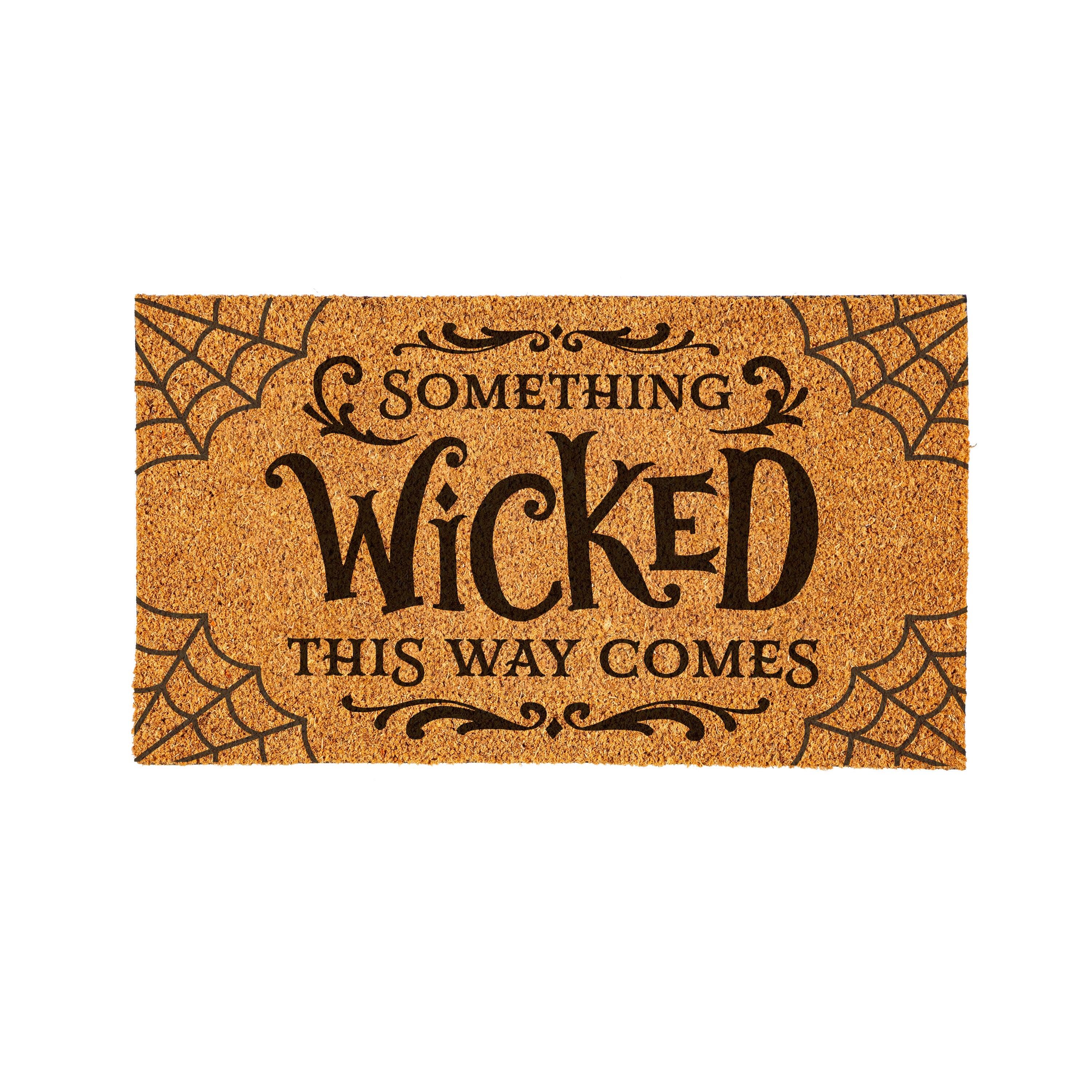 Evergreen Haunted House Coir Mat
