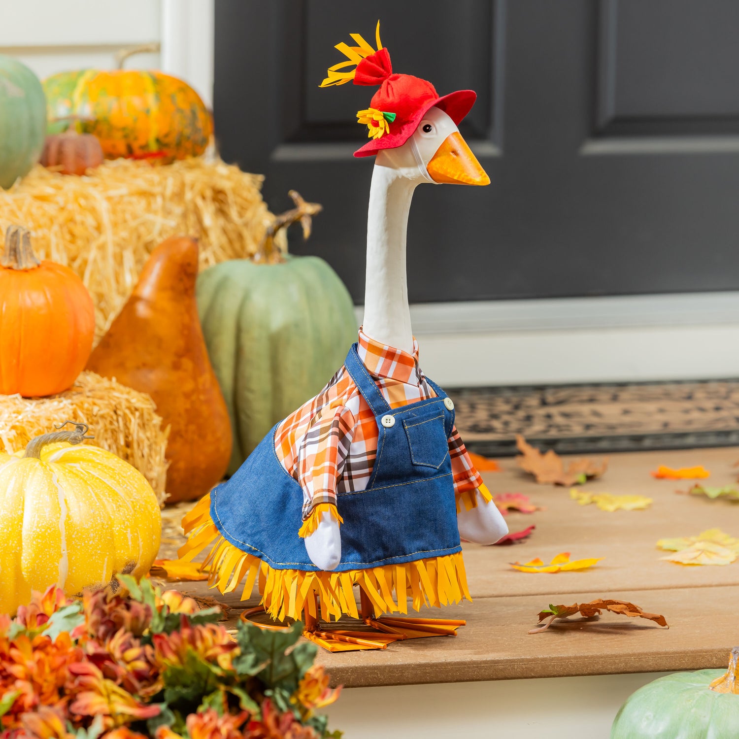 Porch Goose Outfit for Garden Statue Porch Goose Outfit for Garden Statue