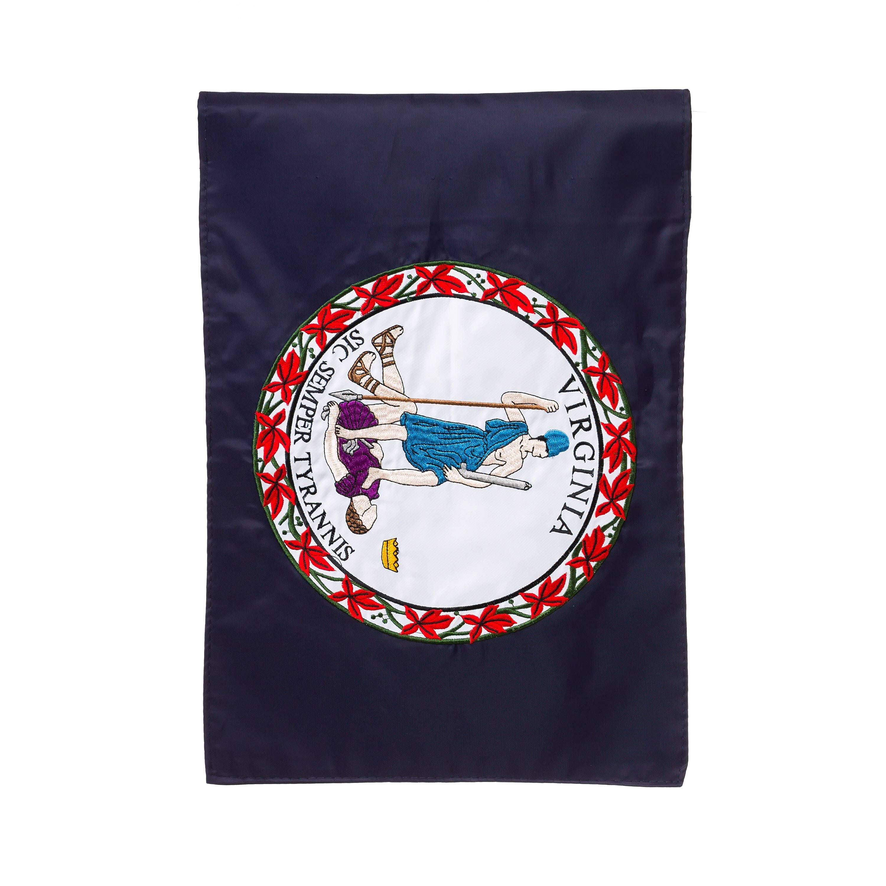 シール帯付き　斉藤ノブ/Virgin Territory Virginia State Applique Garden Flag – Evergreen