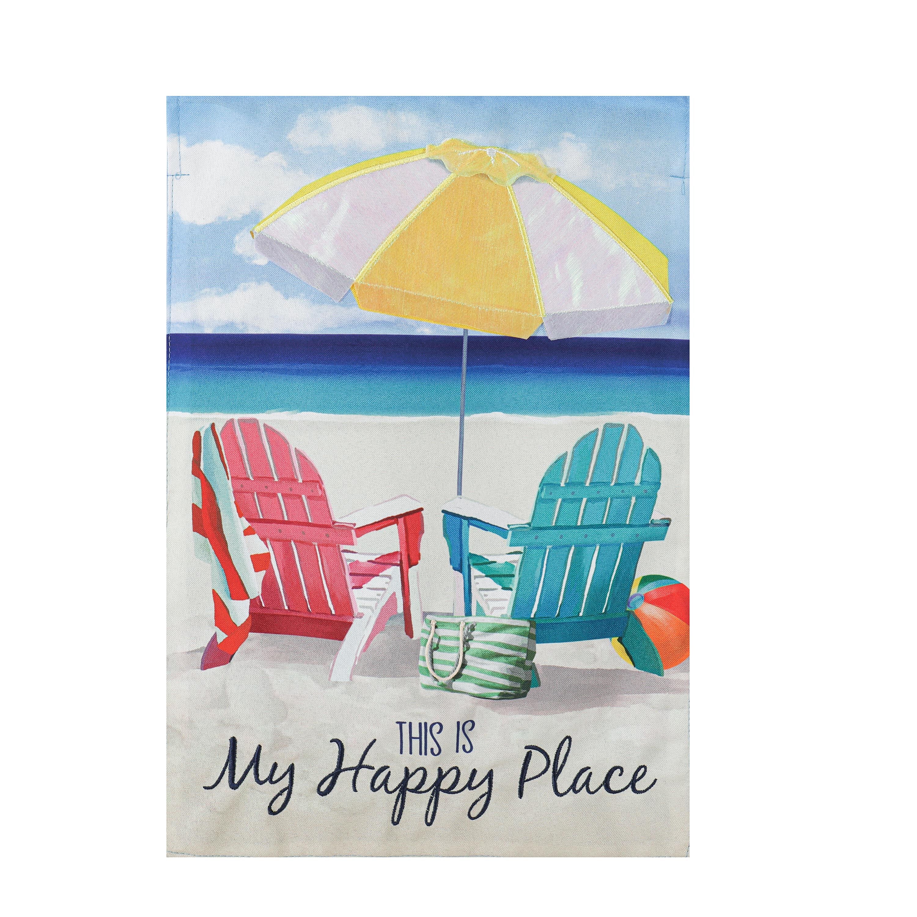 Evergreen Garden Linen Flag - Thumbnail 2