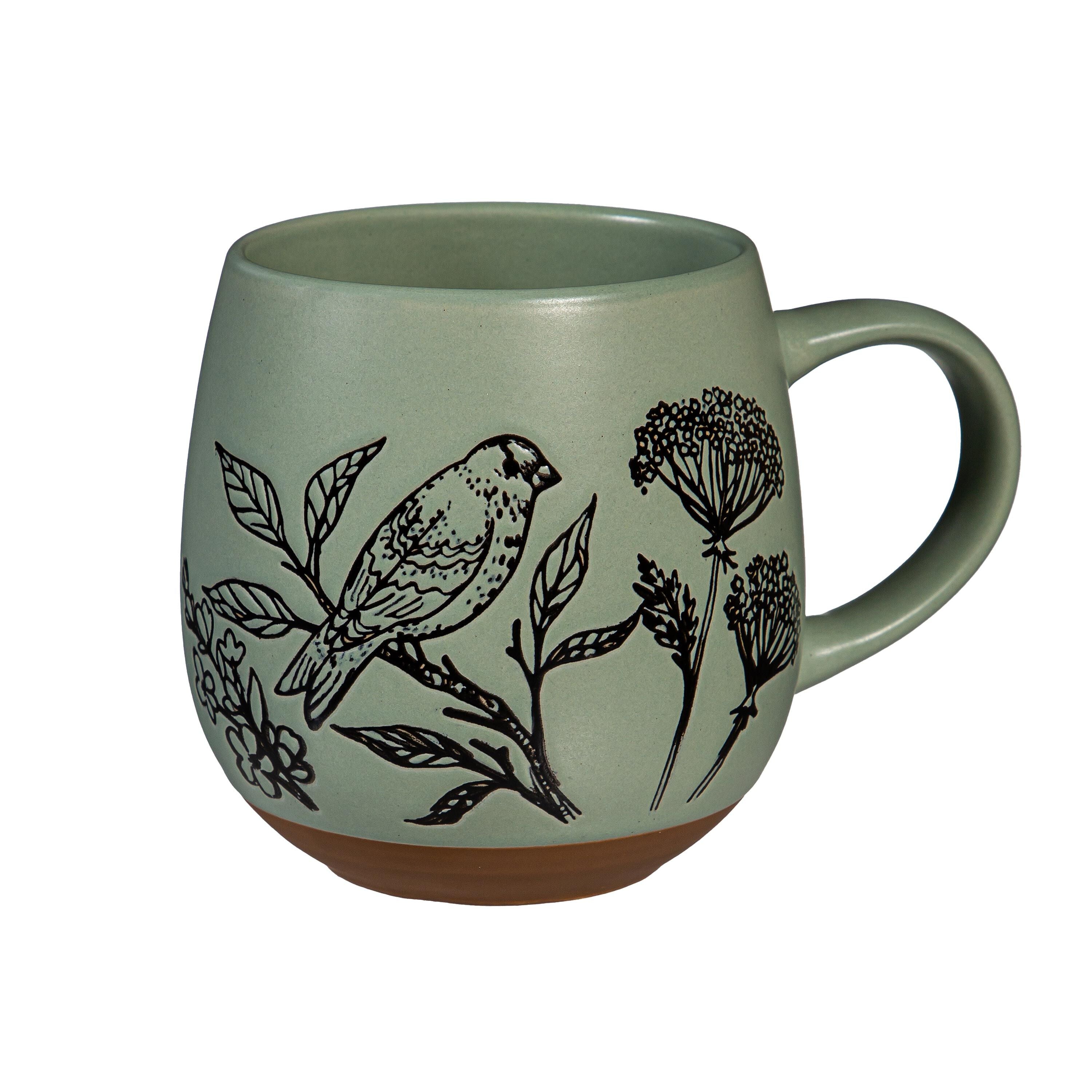 Artisan Series VII Green Ceramic Cup, 15oz, Giftbox – Evergreen
