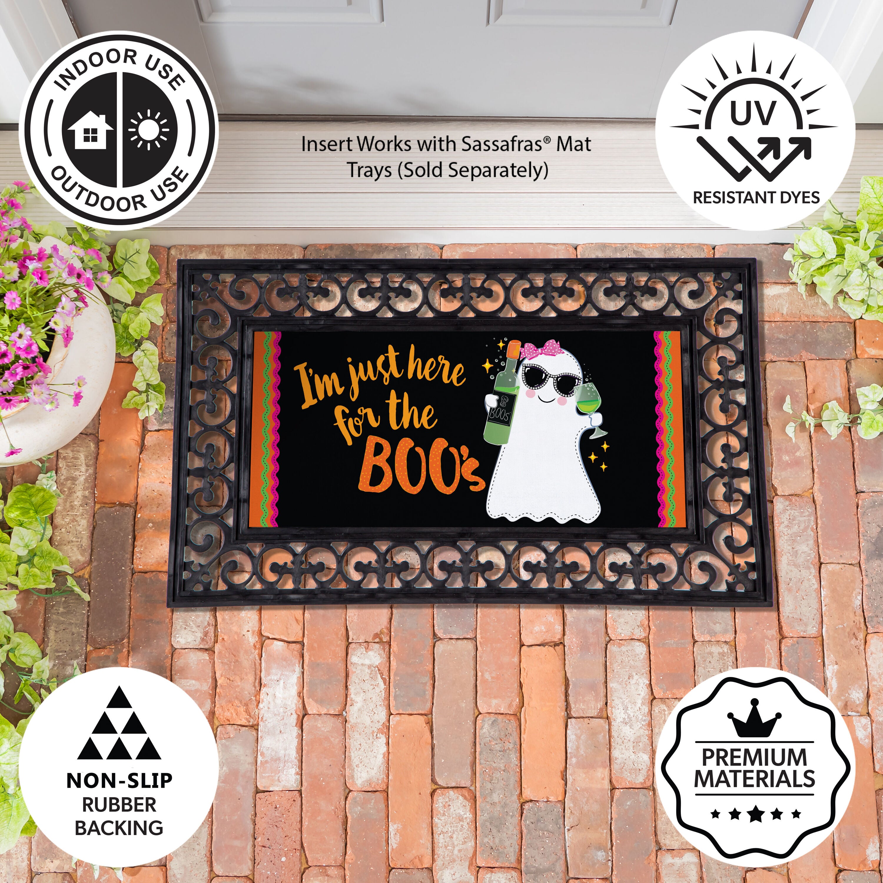 Here For The Boos Sassafras Switch Mat – Evergreen
