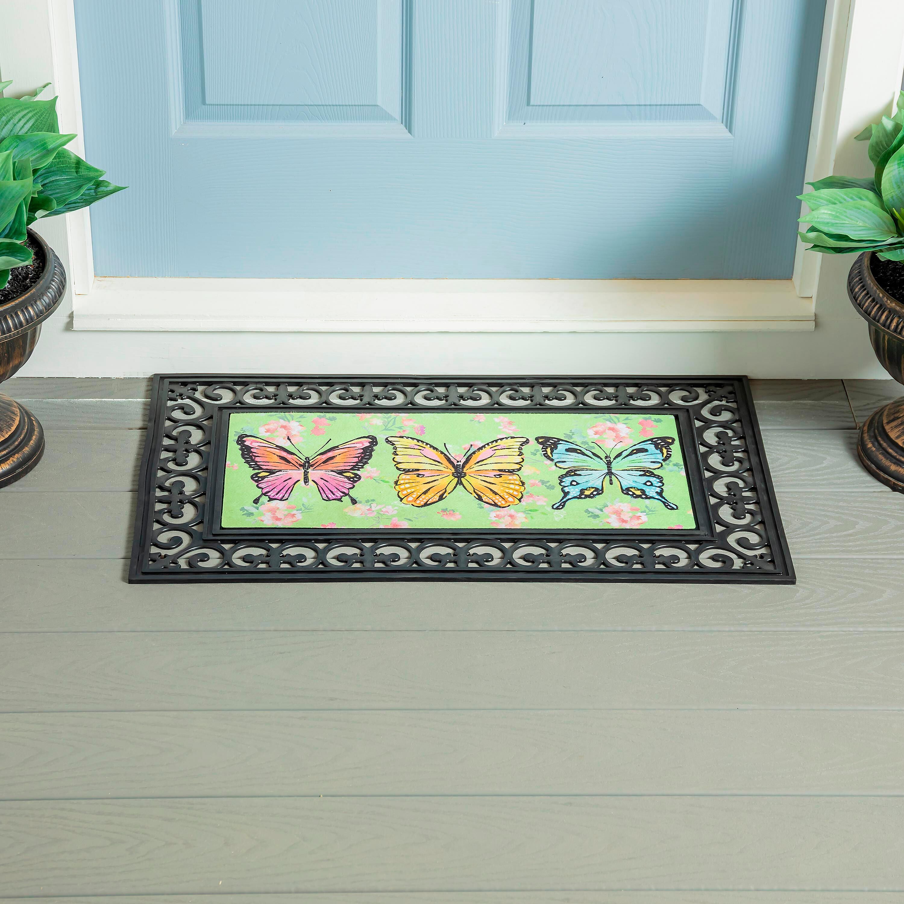 Evergreen Fleur Scroll Sassafras Mat Tray