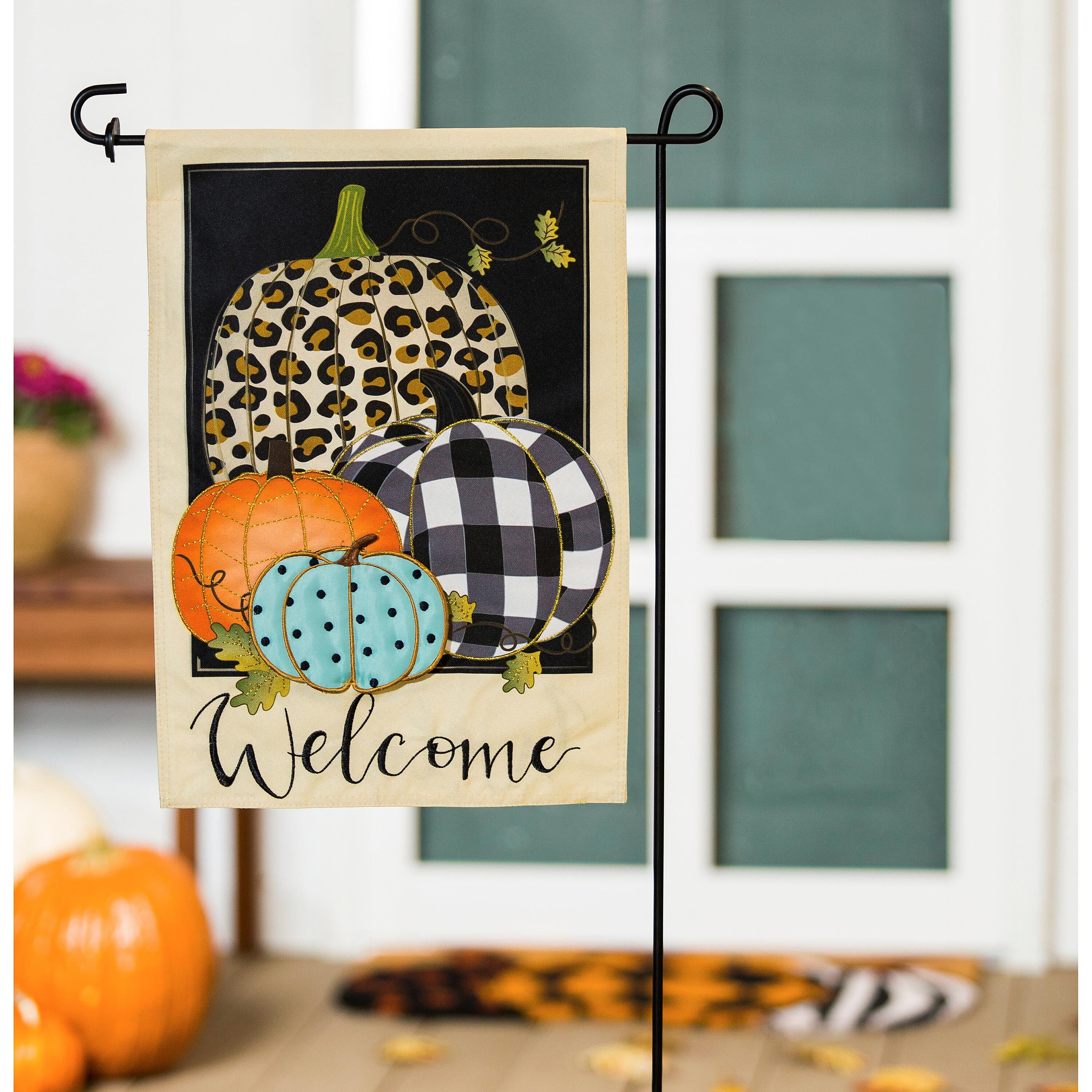 Evergreen Garden Linen Flag