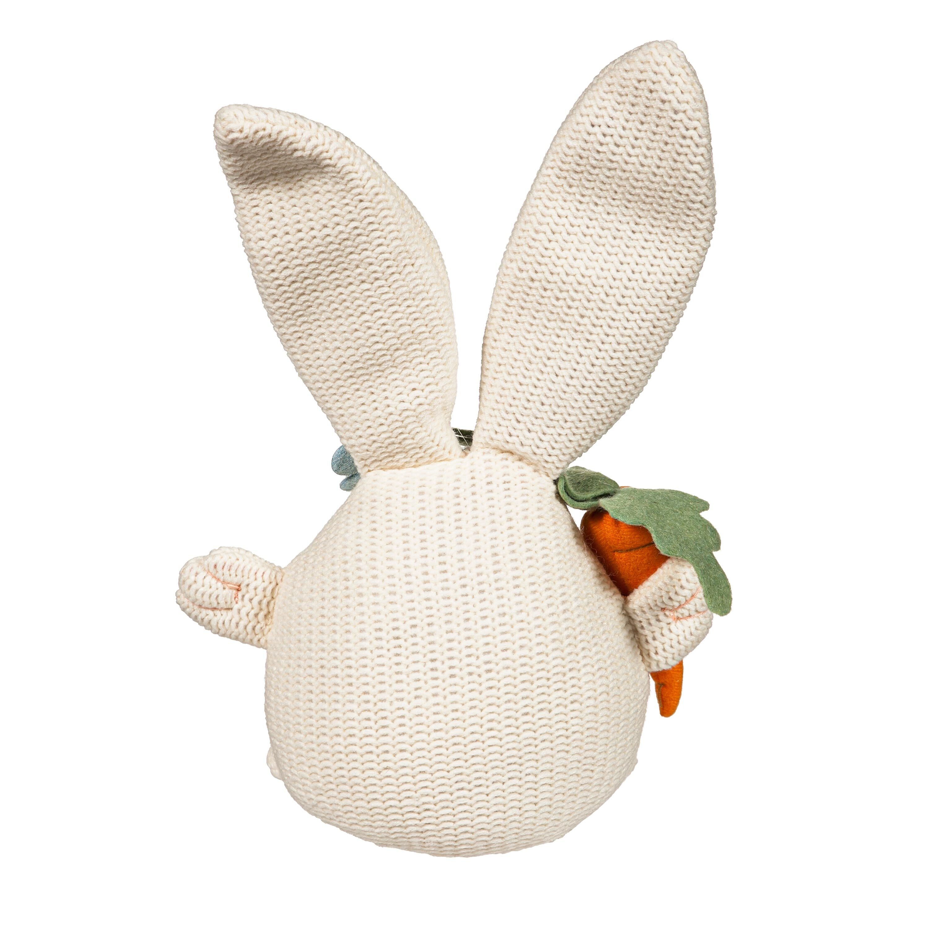 Fabric Whimisical Bunny Table Decor – Evergreen