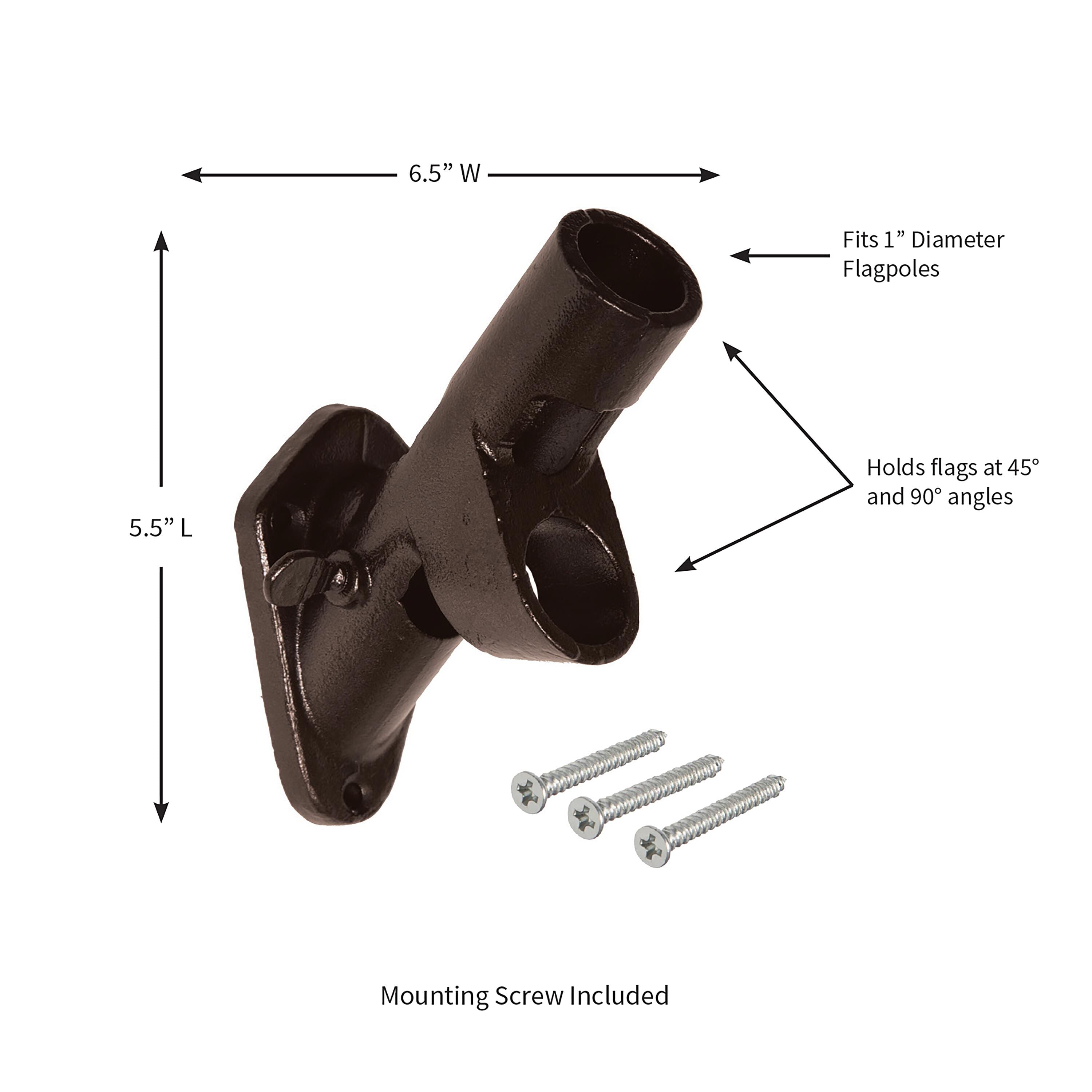 Evergreen House Flag Pole Bracket Mount - Thumbnail 5