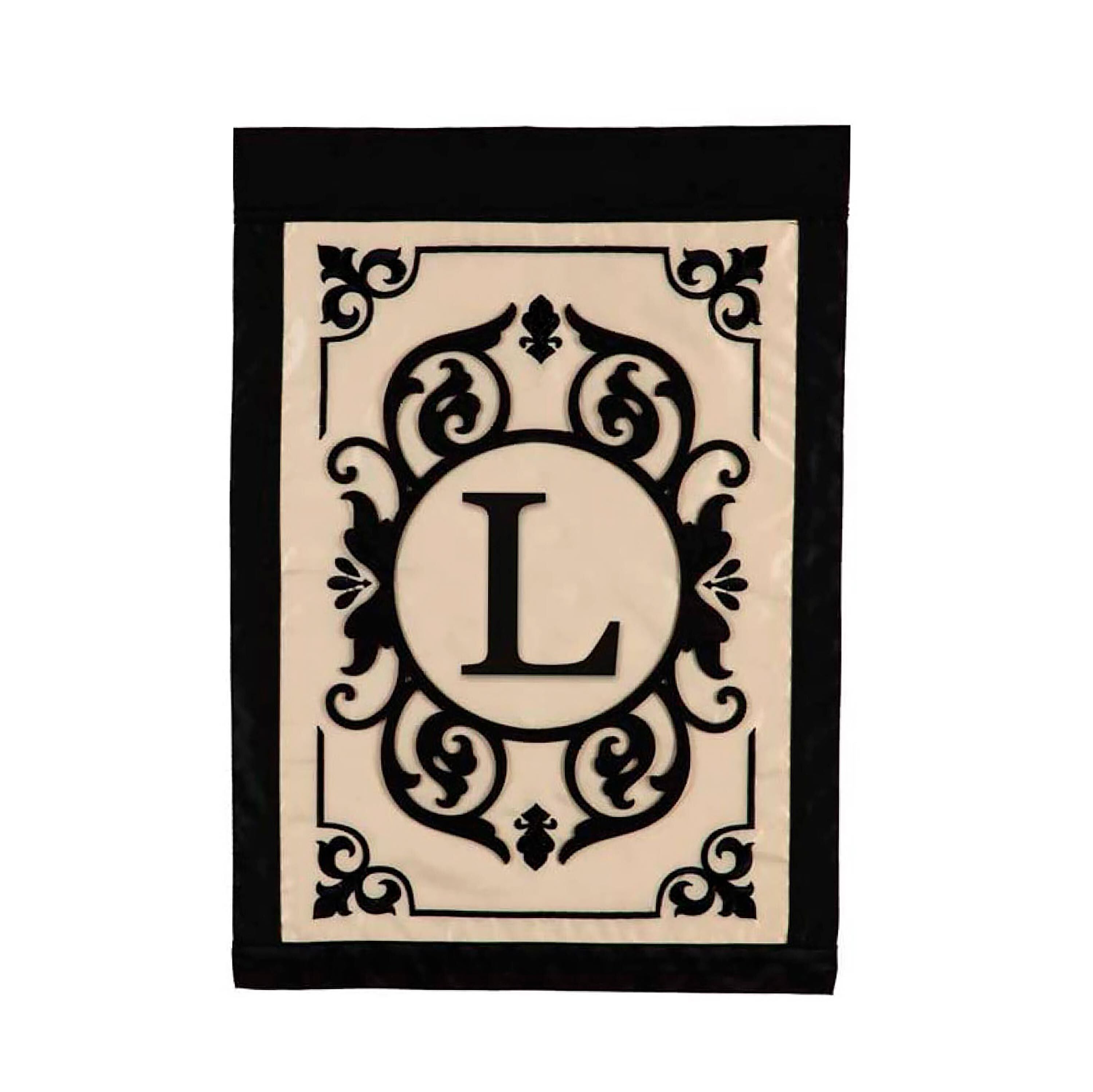 Evergreen Cambridge Monogram Garden Flag - Thumbnail 4