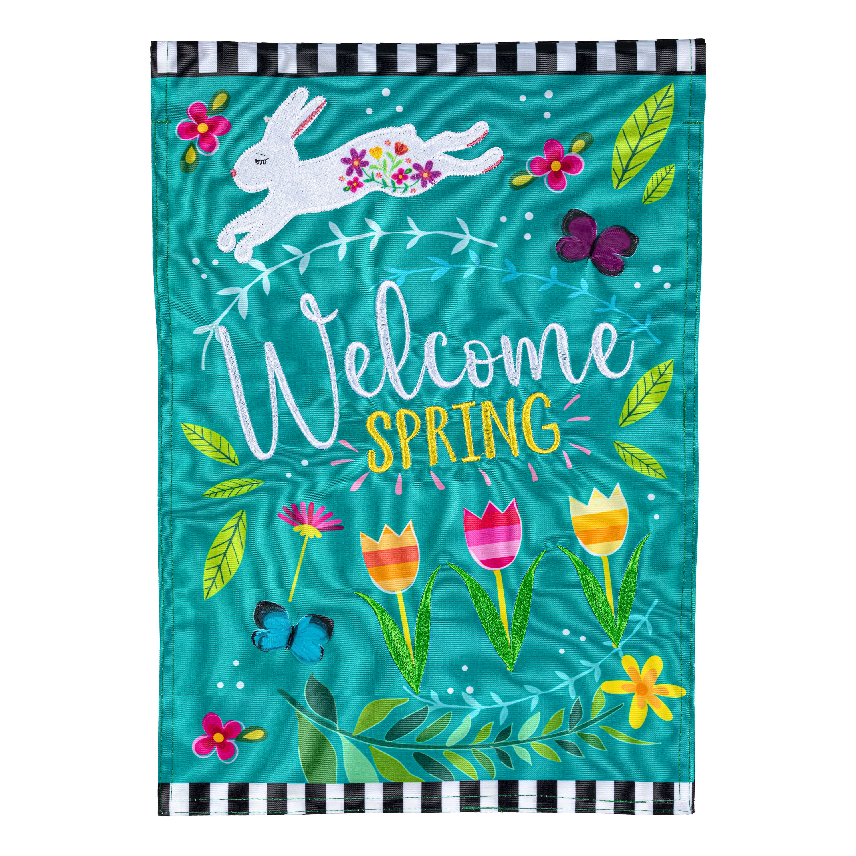 Evergreen Garden Flag