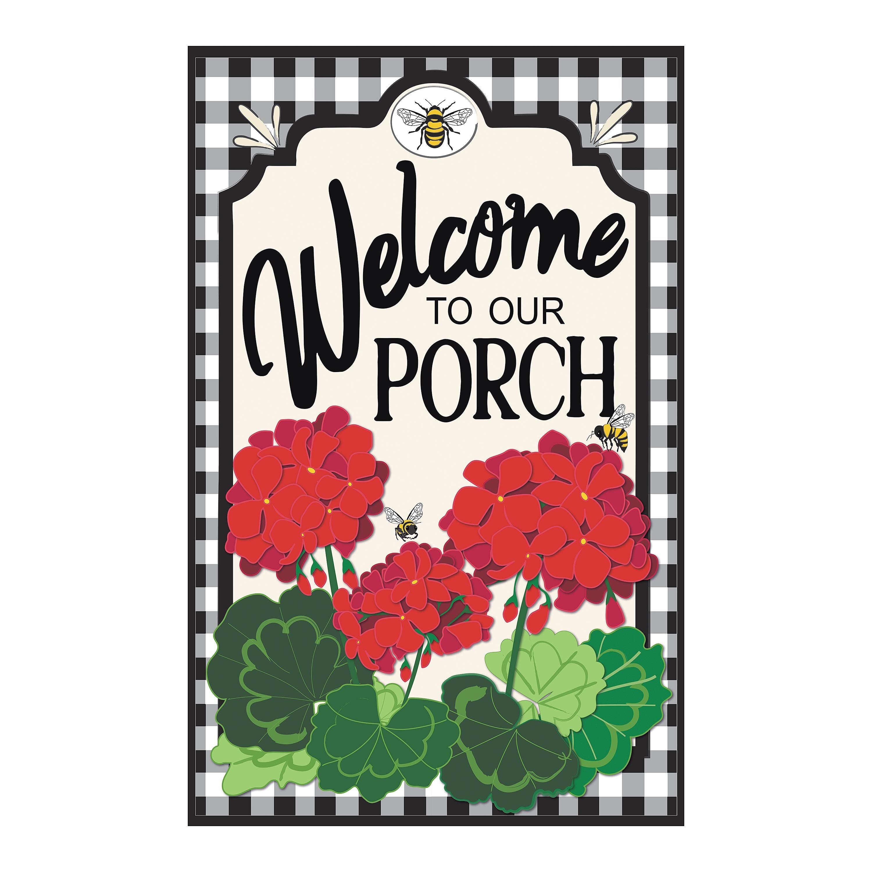 Evergreen House Applique Flag - Thumbnail 2