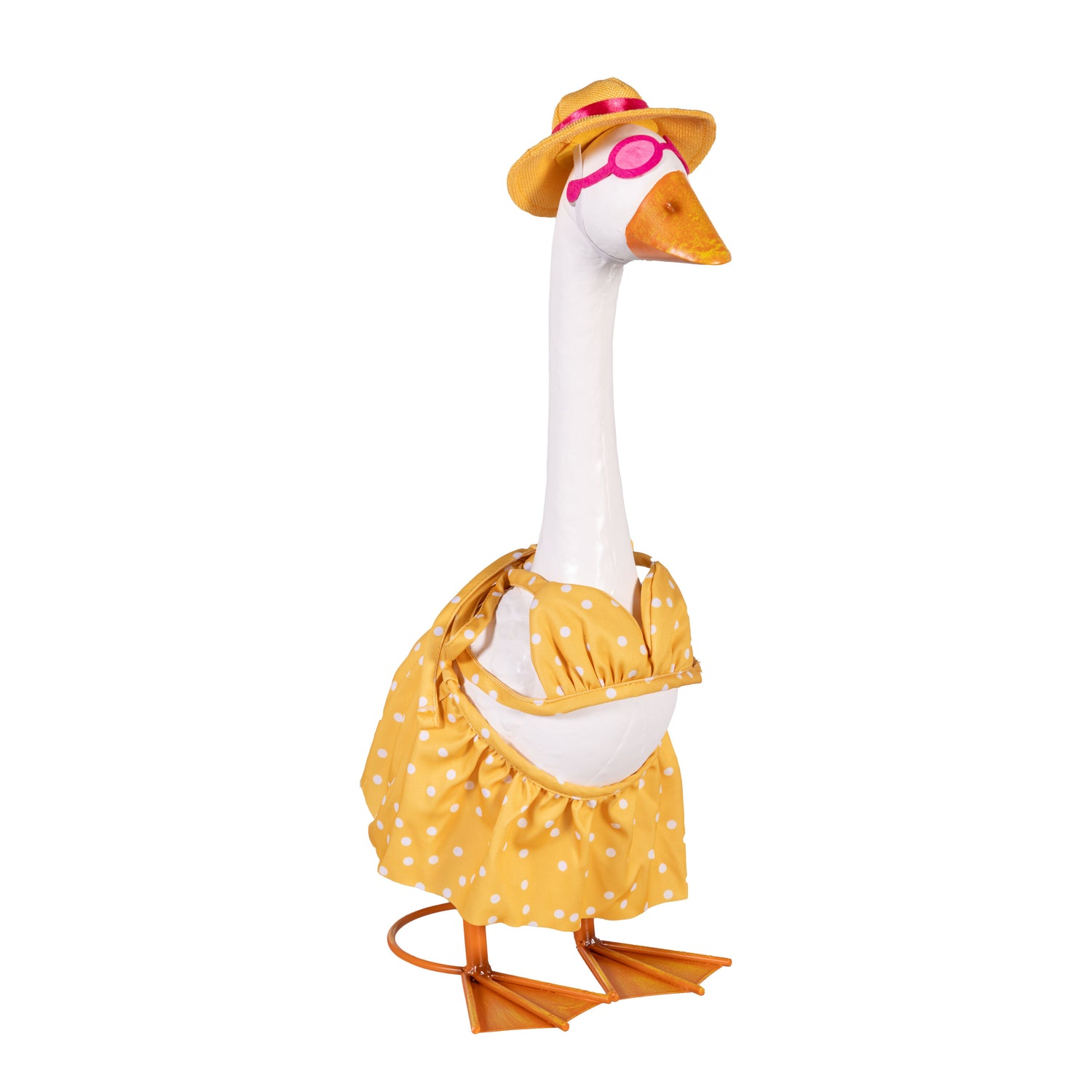 holiday goose dress up KOYPTL Porch Goose Outfits 23 inch, All Seasons Holiday, Christmas, Halloween, Valentine's Day, Easter, 4th of July Summer Lawn Porch Goose Clothes for Patio Garden Yard Lawn Decorations, E_022
