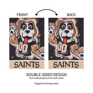 New Orleans Saints Justin Patten Suede Garden Flag