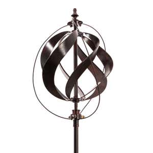 85.5"H Misting Wind Spinner, Copper Sphere