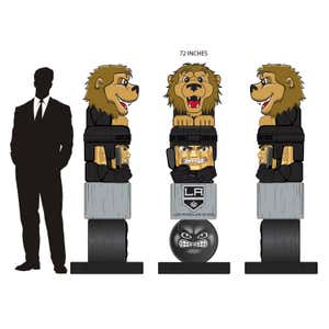 Los Angeles Kings Tiki Team Totem Garden Statue