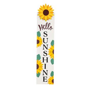 30" Hello Sunshine Sunflower Porch leaner