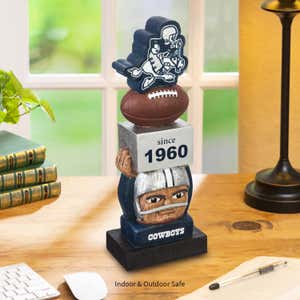 Dallas Cowboys Vintage Tiki Team Totem Garden Statue