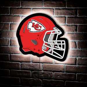 Kansas City Chiefs LED Helmet Wall Decor