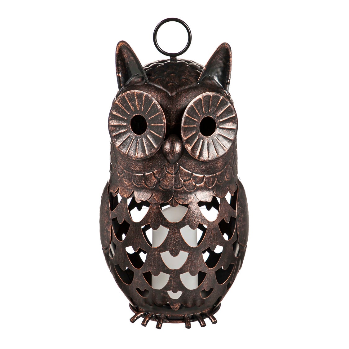 18"H LED Owl Decor