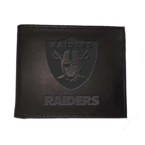 Oakland Raiders Leather Tri-Fold Wallet