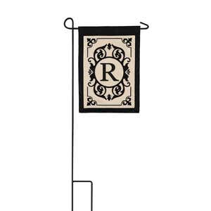 Cambridge Monogram Garden Applique Flag, Letter D | MyEvergreen